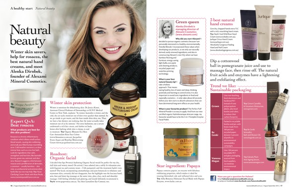 Nature & Health Mag Aug 2013